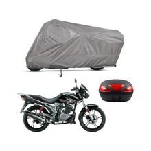Teksin Haojue HJ 150-9 Arka Çanta Uyumlu A+ Kalite Gri Motosiklet Brandası