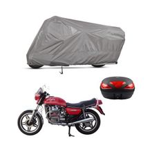 Teksin Honda CX 500 Arka Çanta Uyumlu A+ Kalite Gri Motosiklet Brandası