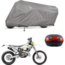 Teksin Husqvarna TE 250 4 Mevsim Çantalı Su Geçirmez Motosiklet Brandası