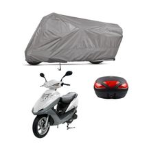 Teksin Mondial 125 RR A+ Kalite Gri Arka Çanta Uyumlu Motosiklet Brandası