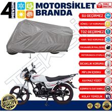 Teksin Mondial 150 MG King A+ Kalite Gri Motosiklet Brandası