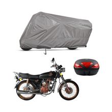 Teksin Motoran Scorpion 100 Arka Çanta Uyumlu A+ Kalite Gri Motosiklet Brandası