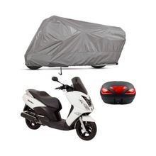 Teksin Peugeot Citystar 200 Arka Çanta Uyumlu Motosiklet Brandası