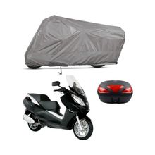 Teksin Peugeot Satelis 250 Arka Çanta Uyumlu Motosiklet Brandası