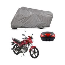 Teksin Salcano Tiger Speed 125 Arka Çanta Uyumlu A+ Kalite Gri Motosiklet Brandası