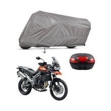 Teksin Triumph Tiger 800 XC Arka Çanta Uyumlu Motosiklet Brandası