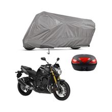 Teksin Yamaha FZ8 Arka Çanta Uyumlu Motosiklet Brandası