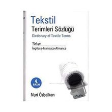 TEKSTIL TERIMLERI SÖZLÜĞÜ DICTIONARY OF TEXTILE TERMS - NURI ÖZBALKAN