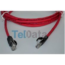Teldata TLD-050K Cat6 0.50 mt Kırmızı UTP Patch Kablo