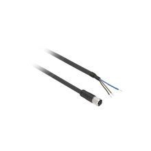 Telemecanique Sensors XZCP0566L2 2m 3 Pimli M8 Dişi Düz Kablolu Konnektör