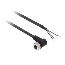 Telemecanique Sensors XZCP1340L2 3 Pim Pur 2m Dirsekli Dişi M12 Ön Kablolu Konnektör