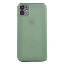 Teleplus Apple iPhone 11 Pro PP Hayalet Mat Yeşil Silikon Kılıf