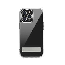 Teleplus Apple iPhone 12 Pro Hibrid Lstand Kapak Silikon Şeffaf Kılıf