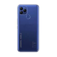 Teleplus General Mobile GM 21 Lüks Mat Silikon Mavi + Nano Ekran Koruyucu Kılıf
