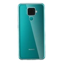 Teleplus Huawei Mate 30 Lite Lüks Korumalı Silikon Şeffaf Tam Kapatan Nano Ekran Koruyucu Cep Telefonu Kılıfı