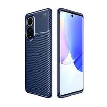 Teleplus Huawei Nova 9 Negro Karbon Dizayn Silikon Tam Kapatan Pet Ekran Koruyucu + Siyah Kılıf