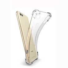 Teleplus Huawei P Smart Darbe Koruma Silikon Şeffaf Nano Ekran Koruyucu Cep Telefonu Kılıfı