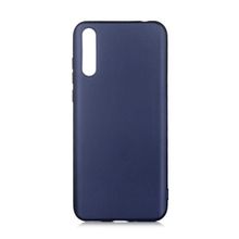 Teleplus Huawei P Smart Pro Lüks Mat Silikon Lacivert Nano Ekran Koruyucu Cep Telefonu Kılıfı