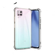 Teleplus Huawei P40 Lite Gard Darbe Korumalı Silikon Şeffaf Nano Ekran Koruyucu Kılıf