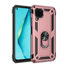 Teleplus Huawei P40 Lite Vega Yüzüklü Tank Kapak Rose Gold Kılıf