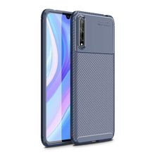 Teleplus Huawei Y8p Kılıf Negro Karbon Silikon ve Siyah Nano Ekran Koruyucu