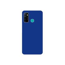 Teleplus İnfinix Hot 9 Kılıf Lüks Mat Silikon Lacivert Nano Ekran Koruyucu