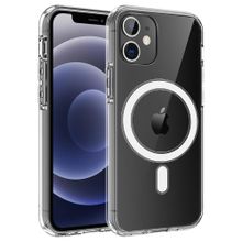 Teleplus Iphone 11 Coss Wireless Destekli Hibrit Siyah Mıknatıslı Kartlıklı Silikon Kılıf
