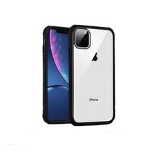 Teleplus Iphone 11 Pro Max Mat Arkası Şeffaf Süper Kırmızı Nano Ekran Koruyucu Silikon Kılıf