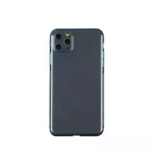 Teleplus iPhone 12 Pro Kamera Korumalı Anti Şok Şeffaf Nano Ekran Koruyucu Siyah Silikon Cep Telefonu Kılıf