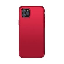 Teleplus iPhone 12 Pro Lüks Silikon Kırmızı Kılıf + Nano Glass Ekran Koruyucu