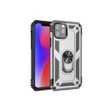 Teleplus iPhone 12 Pro Max Kılıf Vega Yüzüklü Standlı Kapak Kırmızı Nano Ekran Koruyucu