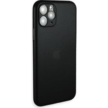 Teleplus iPhone 12 Pro PP Hayalet Mat Silikon Siyah Kılıf