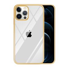 Teleplus iPhone 12 Tarex Pixel Plating Lazer Sert Rubber Silikon Mor Kılıf + Nano Ekran Koruyucu