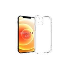 Teleplus Iphone 13 Kamera Korumalı Darbeye Dayanıklı Silikon Şeffaf Nano Ekran Koruyucu Cep Telefonu Kılıfı
