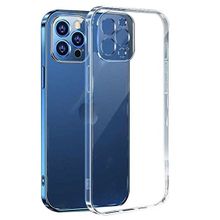 Teleplus iPhone 13 Pro Kamera Korumalı Kartlıklı Silikon Şeffaf Kılıf