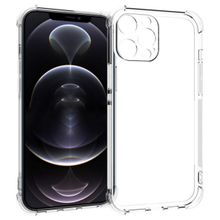 Teleplus iPhone 13 Pro Max Kamera Korumalı Darbeye Dayanıklı Silikon Nano Ekran Koruyucu Şeffaf Cep Telefonu Kılıfı