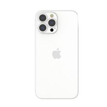 Teleplus iPhone 13 Pro Max Kamera Korumalı PP Hayalet Silikon Beyaz Kılıf