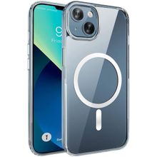 Teleplus iPhone 13 Wiriless Destekli Coss Hybrid Silikon Şeffaf Kılıf