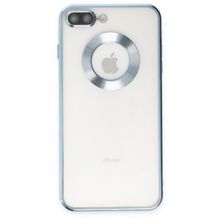 Teleplus iPhone 7 Plus Kamera Korumalı Omega Slote Lazer Silikon Lacivert Kılıf