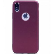 Teleplus iPhone XR Kılıf Lüks Silikonlu Kırmızı Nano Ekran Koruyucu