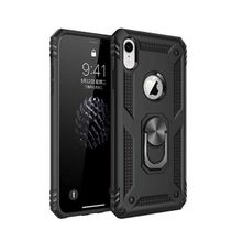 Teleplus Iphone XR Vega Yüzüklü Tank Kapak Kırmızı Nano Ekran Koruyucu Cep Telefonu Kılıfı