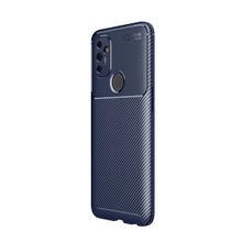 Teleplus Oneplus Nord N100 Negro Karbon Dokulu Nano Ekran Koruyucu Siyah Silikon Cep Telefonu Kılıf
