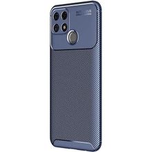 Teleplus Oppo A15S Ultra Soft Negro Karbon Lacivert Tam Kapatan Ekran Koruyucu Silikon Cep Telefonu Kılıf