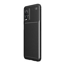 Teleplus Oppo A54 Negro Karbon Lacivert Silikon Kılıf