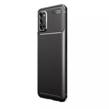Teleplus Oppo A92 Siyah Ultra Soft Negro Karbon Silikon Kılıf Nano Ekran Koruyucu