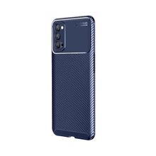 Teleplus Oppo Reno4 Negro Karbon Silikon Siyah Tam Kapatan Ekran Koruyucu Kılıf