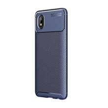 Teleplus Samsung Galaxy A01 Core Karbon Dokulu Negro Silikon Siyah Kılıf