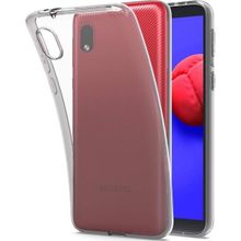 Teleplus Samsung Galaxy A01 Core Lüks Tpu Silikon Şeffaf Kılıf