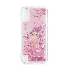 Teleplus Samsung Galaxy A01 Milce Yüzüklü Sulu Silikon Pembe Kılıf