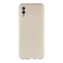 Teleplus Samsung Galaxy A02 Lüks Mat Kamera Korumalı Gold Nano Ekran Koruyucu Silikon Cep Telefonu Kılıf
